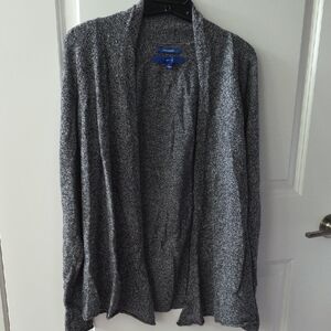 Apt. 9 Gray Open Front Sweater